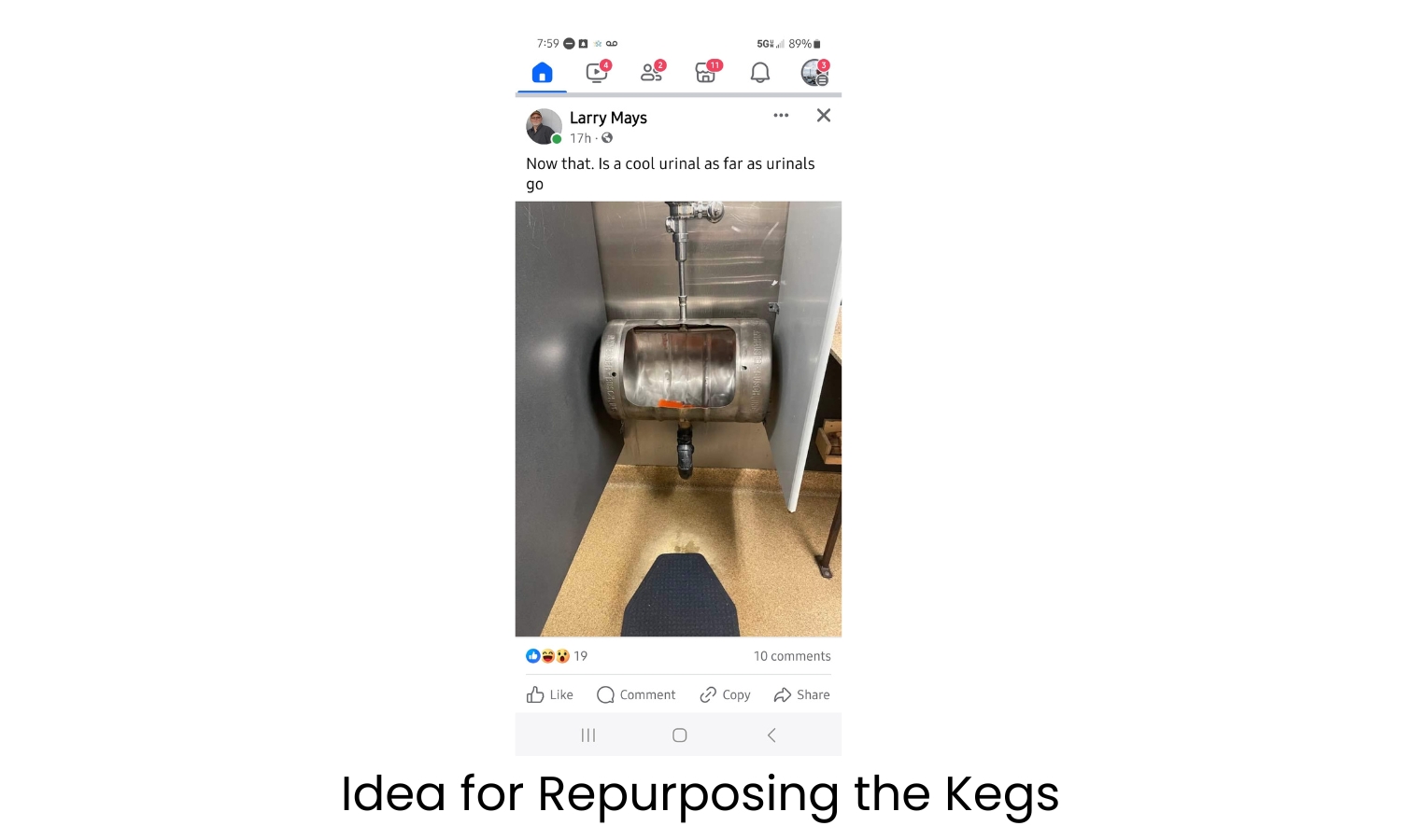 Idea for Repurposing the Kegs
